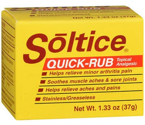 Soltice Quick Rub Topical Pain Reliever, 1.33 Ounces