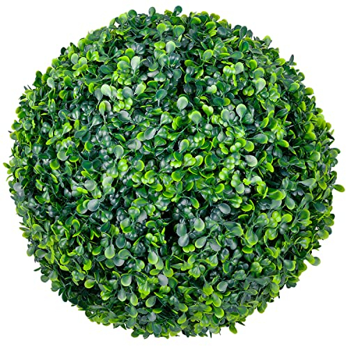 Decovego Bosso Pianta Decorativo 35 cm Palla di Bosso Artificiale Piante Artificiali Pianta Artificiale
