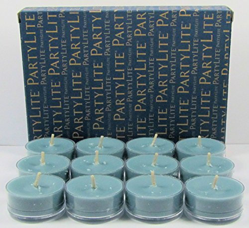PartyLite 12 Duftteelichter Blaue Fichte aus der Reihe Frisch / Winteraroma