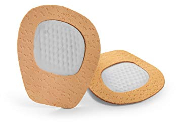 Kaps Medias Plantillas Beige para Zapatos – Amortiguación Metatarso – Evita que los Pies se Deslicen – Almohadilla de Cuero Natural y Látex – Unisex Talla Única