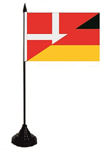 Tischflagge Dänemark-Deutschland Fahne Flagge Tischfahne 10 x 15 cm