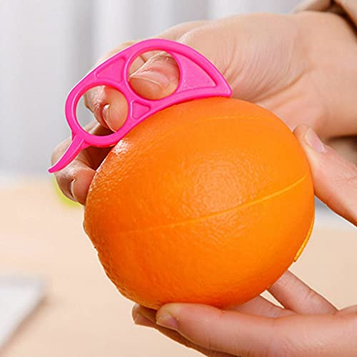 UK CELTD Orange Opener Peeler Slicer Cutter Plastic Lemon Citrus Fruit Skin Remover