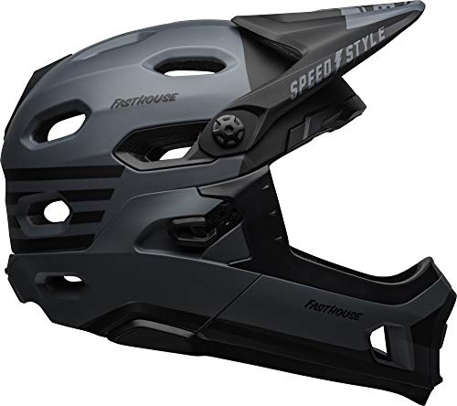 Bell Super DH MIPS Adult Mountain Bike Helmet - Fasthouse Taco Tuesday Matte/Gray/Black (2024), Medium (55–59 cm)