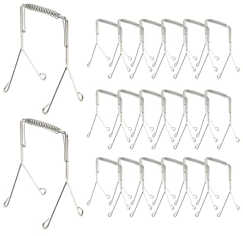 RYAN 20 Stück Rouladenklammern Edelstahl Rostfrei Kann Wiederverwendet Werden Rostfreies Material KüChenhilfe Rouladenklammern Sind Der Perfekte Ersatz füR Rouladennadeln und Rouladenringe