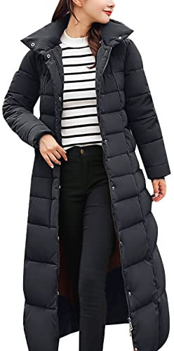 Einfarbiger Langer Kapuzen-Schnür-Baumwolljacken-Taschen-Langarmmantel für Damen Pulli Damen Schwarz Reitsport
