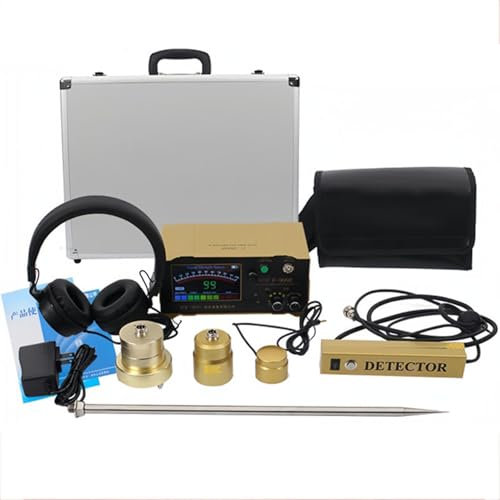 Detector de Fugas de Agua subterránea,Detector de Fugas de Agua, Equipo con Auriculares, detección de Fugas en Interiores y Exteriores, Fugas para calefacción