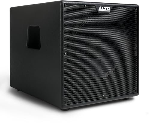 ALTO TX12S Caisson de Basses 900W 12 Actif avec DSP, Bobine Mobile 2, Basses puissantes, et Installation Facile