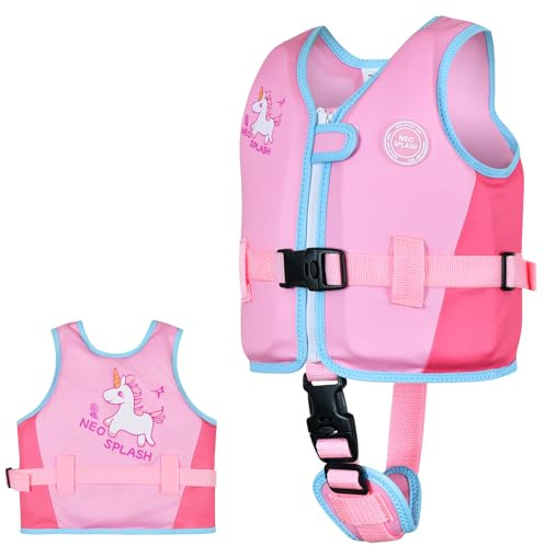 Schwimmlernweste Kinder Schwimmhilfe für Kinder Floating Nylon für 2-3 oder 3-6 Jahre (KS-PU, 2-3)