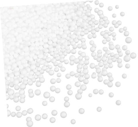 TOPBATHY Bean Bag Stuffing Refill 3-5mm White Foam Beads Epp Particle Filling for Couch Chairs Cushions 200g Pack Suitable for Adult Bean Bags