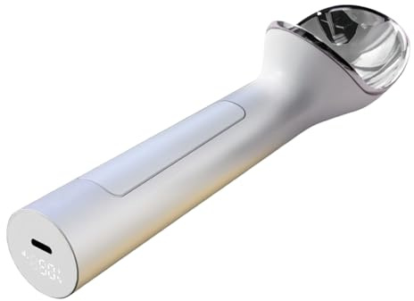 Cuillère à crème glacée chauffante activée par le toucher - Poignée ergonomique - Arrêt automatique - Batterie rechargeable - Outil de cuisine étanche