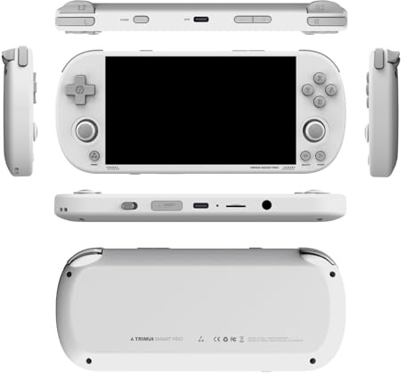 Retro Pro Spielkonsole Handheld Spielkonsole 64GB/128GB, 4,96 Zoll Retro-Emulator mit 14300+ Spielen, A133P Linux-System für Kinder & Erwachsene