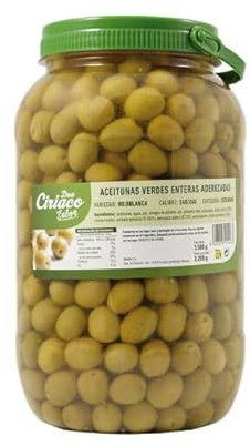Olive verdi intere condite, 2,2 kg