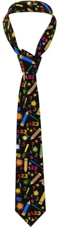 Hochzeit Krawatte Bunte Stifte Für Den Schulanfang Hochwertige Herren Tie Verstellbar Schlipse Für Festliche Abschlussfeier Fasching