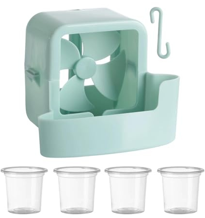 Accesorios de refrigeración para ventilador, recipiente de hielo para colgar, accesorio de enfriador de aire, ventilador con depósito de hielo, para balcón, patio, dormitorio, oficina, casa, patio