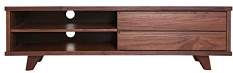 Miliboo Design-TV-Möbel Nussbaum Fifties