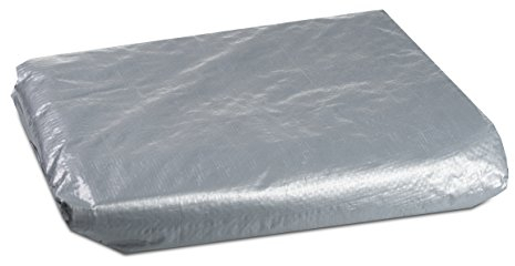 Windhager Kamin-Abdeckhaube, Haube-Kamingrill, Grillabdeckung, Abdeckplanen, Grill-Abdeckhaube 1,25 x 0,85 x 2,05 m, 33814, Grau