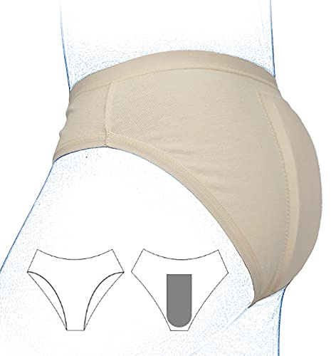 Skating Spirit Gepolsterte Eiskunstlauf Wettkampf Unterrock Shorts, Slim Padded Panties, Gel Pad Steißbeinkissen Schutzshorts (Large)