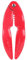 BuyWeek Cracker de Homard, Outil de Cuisine de Pince de Crabe de Pince de Fruits de mer Durable d'acier Inoxydable Rouge