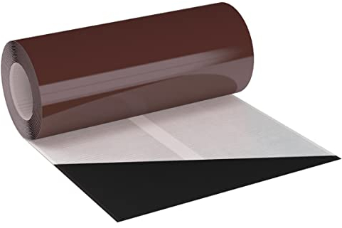 RAL8012 Das verbleite Eurovent® FLEX FLAT PB Kaminanschlussband Bleiband 300 mm x 5 m Wandanschlussband Dach Kamin Wand Schornstein Bleifolie Walzblei
