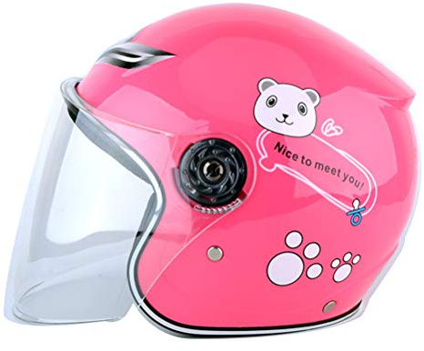 SyangKaitian Casco per Bambini Caschi da Skateboard per Bici da Bambino Casco Regolabile per Bambini, Casco da Bici per Bambini Casco ergonomico per Moto Antivento Caldo per Bambini per l'inverno