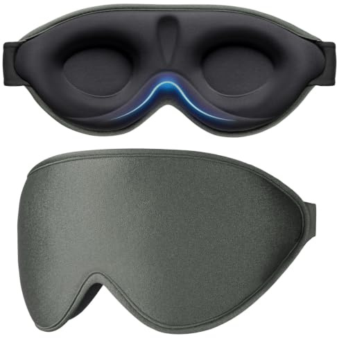 Gritin Anti-Ljus Sovmask för Män och Kvinnor - Noll Ögontryck Ögonmask