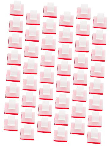 KONTONTY Clip Per Adesivo Organizzatore Per Cavi Dati in Plastica Protettore Per Cavi Avvolgicavo Per Auricolari Pratico Organizzatore