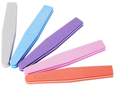 TOVINANNA 5 Piezas Esponja Para Uñas De Bloque Pulidora Uñas De Esponja Material De Calidad Para Manicura Casa