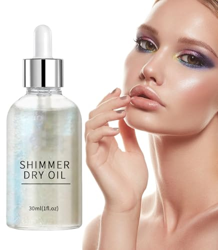 Body Shimmer Oil - Body Flüssiges Highlighter Spray | Bodyy Oil | Boddy Glitter geeignet für Party Glow Beach Look Summer Radiance Haut hervorhebt Schönheitsroutine