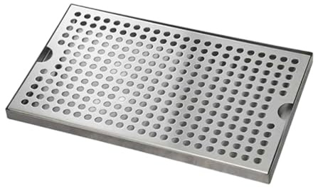 perfk Bandeja de Goteo de Cerveza de Acero Inoxidable para dispensador de Bebidas, Bandeja de Goteo para Torre de Cerveza, Placa de Drenaje para