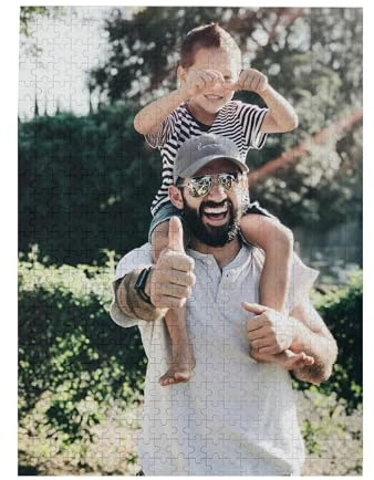 Puzzle Personalisiert Foto Puzzles Personalisiert Mit Bild Text Namen 300/500/1000 Teile, Personalisierte Puzzle,Teilen FüR Erwachsene, Paare Und Familien Einzigartige Geschenke FüR Hochzeiten