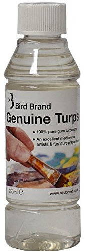 Bird Brand Genuine Turpentine 250ml Bottle.
