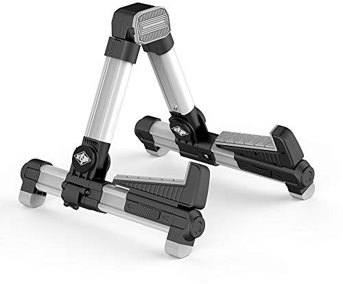 Rotosound Ukulelenständer, zusammenklappbar, silberfarben