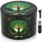 LHOEST Grinder Grande tritatutto da 63 mm, 40 denti, macinaspezie con design ad albero, set da 4 pezzi, per spezie, polline