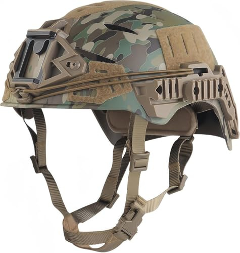 Casco tattico W.endy 3.0 versione semplificata, casco protettivo da softair per addestramento al combattimento e caccia, attrezzatura sportiva per esterni (CP)
