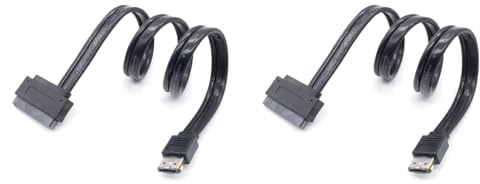ZUSNEEWIN 2X 7 + 15 Pines HDD una Power ESATA Adaptador Power Esata USB 2.0 5V 12V Combo una 2,5 Pulgadas 3,5 Pulgadas 22Pines HDD Cable Adaptador