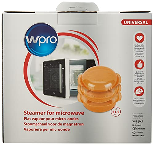 Wpro STM007 accessori microonde / stoviglie / piano cottura / contenitore vapore per microonde, ovale, 2,5 l