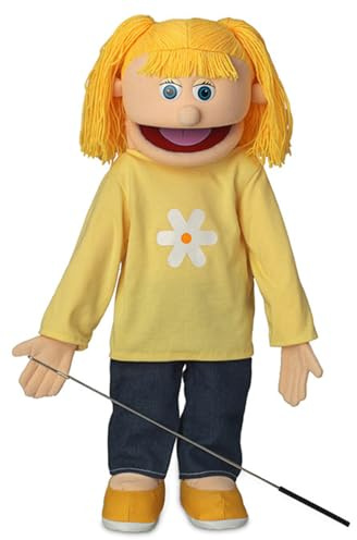 Katie, Peach Girl, Full Body, Ventriloquist Style Puppet, 65cm