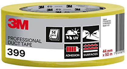 Scotch, Nastro adesivo per cemento e calcestruzzo, 44 mm x 50 m, 399