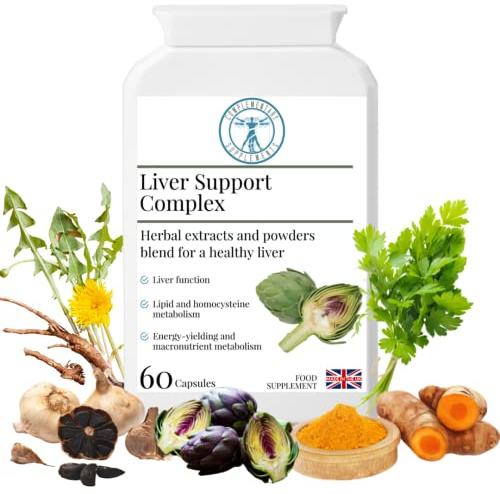 Complementary Supplements - Liver Support Complex - Liver and Gallbladder Health Formula - Traditional Herbal Blend – Artichoke, Dandelion, Burdock, Flax Seed - 60 Capsules