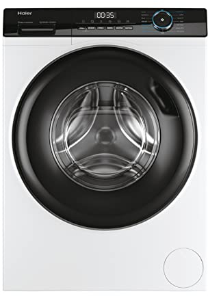 Haier I-Pro Series 3 Washer Dryer, 10 Kg Wash + 6 Kg Dry, 1400 RPM, Combined Cycle Class D, Direct Motion Motor, Anti-Bacterial Treatment, 14 Programmes, Anthracite, 60x67x85 cm – HWD100-B14939