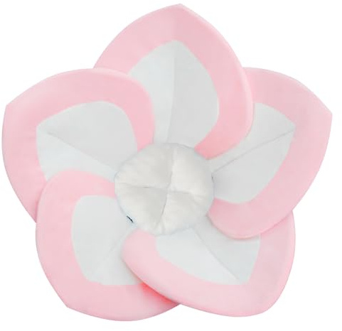 Baby Bath - Flower Baby Bath Pad Infant Bathtub Mat for Bathtub Tub Sink(White Pink)
