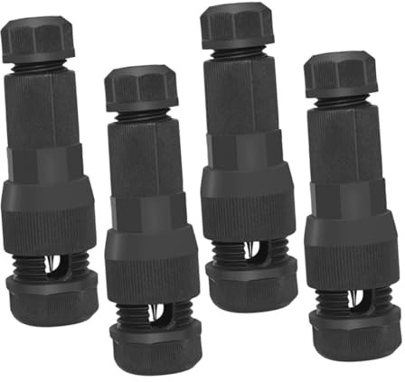 DOITOOL 4pcs Low Voltage Wire Connector Landscape Lighting Connector for Outdoor Cable Weatherproof Use