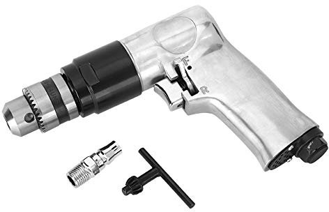 Mavaol Reversible 3/8-Zoll-Luftbohrmaschine, 1800 U/min, leiser Betrieb, robustes Druckluftwerkzeug für Profis und Heimwerker