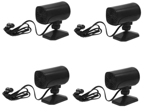 Happyyami 4 Piezas calentador auto extractor de aire solar para ático calefacción para coche calefactor coche calefactores descongelador de parabrisas ventilador de refrigeración para coche