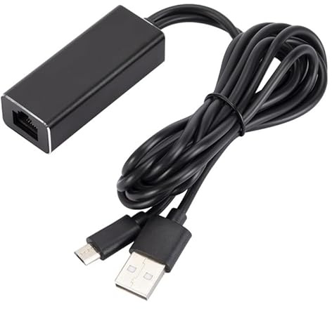 USB 2.0 zu RJ45 Ethernet Netzwerkkarte Adapter Micro USB Power zu RJ45 10/100Mbps für Fire TV Stick Chromecast Google