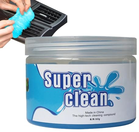 Detergente gel per auto, gel per la pulizia della polvere - Dettagli strumento console | Dettagli gel detergente interno auto per aerazione, cruscotto, console, volante, 160 g