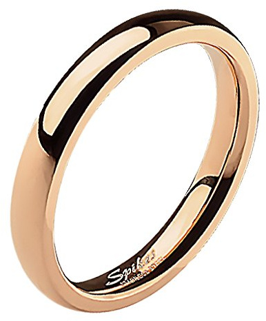 Mianova Band-Ring Edelstahl Partnerring für Damen oder Herren