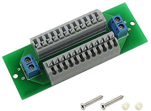 Evemodel Stromverteilungsplatine 24+2 mit Federklemmen für DC/AC