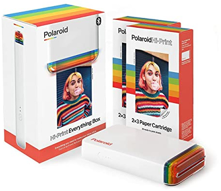 Coffret imprimante Portable Polaroid Hi-Print Blanc + 40 Feuilles