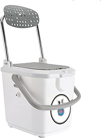 Kleine Angelbox 2021 Neue multifunktionale ultraleichte Angelbox Mini kann Fischkübel sitzen Vollständiger Satz von Angelbox-Ausrüstung (Color : White)